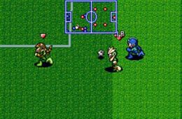 Скриншот из игры «Mega Man Soccer»