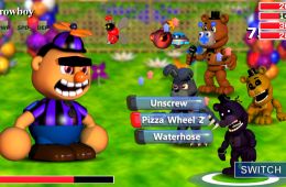 Скриншот из игры «FNaF World»