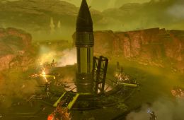 Скриншот из игры «Helldivers 2»
