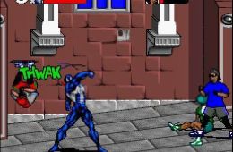 Скриншот из игры «Spider-Man and Venom: Maximum Carnage»