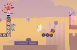 Скриншот из игры «Ultimate Chicken Horse»