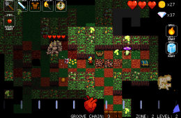 Скриншот из игры «Crypt of the NecroDancer»