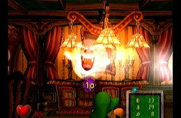 Скриншот из игры «Luigi's Mansion»