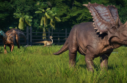 Скриншот из игры «Jurassic World Evolution»