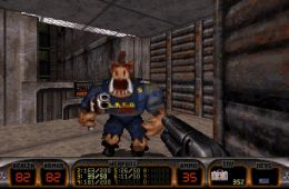 Скриншот из игры «Duke Nukem 3D»