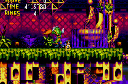 Скриншот из игры «Knuckles' Chaotix»