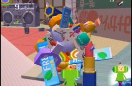 Скриншот из игры «Katamari Damacy»