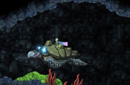 Скриншот из игры «Aquaria»