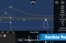 Скриншот из игры «Poly Bridge»