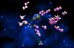 Скриншот из игры «Chicken Invaders»