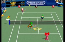 Скриншот из игры «Mario Tennis»