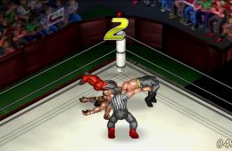 Скриншот из игры «Fire Pro Wrestling World»