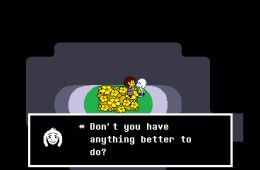 Скриншот из игры «Undertale»