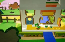 Скриншот из игры «Yoshi's Crafted World»