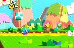 Скриншот из игры «Yoshi's Story»