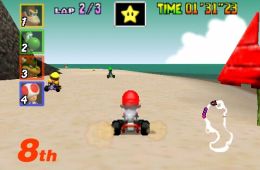 Скриншот из игры «Mario Kart 64»