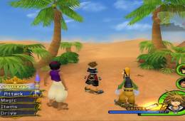 Скриншот из игры «Kingdom Hearts II»