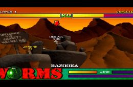 Скриншот из игры «Worms»