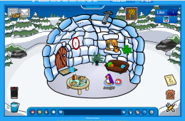 Скриншот из игры «Club Penguin»