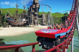 Скриншот из игры «Planet Coaster»