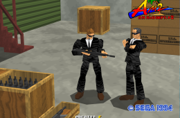 Скриншот из игры «Virtua Cop»