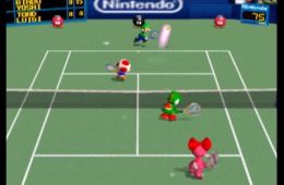 Скриншот из игры «Mario Tennis»