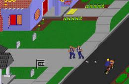Скриншот из игры «Paperboy»