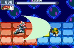 Скриншот из игры «Mega Man Battle Network 6: Cybeast Falzar»