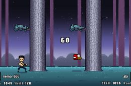 Скриншот из игры «Timberman»