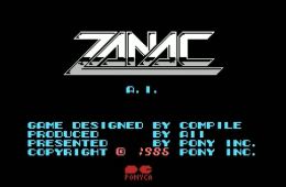 Скриншот из игры «Zanac»
