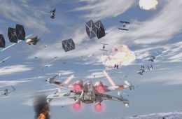 Скриншот из игры «Star Wars: Rogue Squadron III - Rebel Strike»