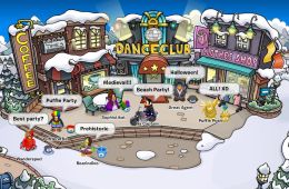 Скриншот из игры «Club Penguin»