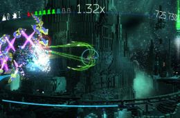 Скриншот из игры «Resogun»