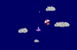 Скриншот из игры «Time Pilot»