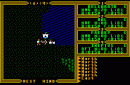 Скриншот из игры «Ultima III: Exodus»