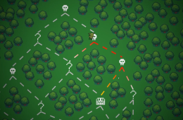 Скриншот из игры «Peglin»