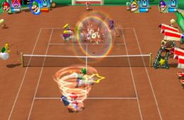 Скриншот из игры «Mario Power Tennis»