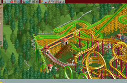 Скриншот из игры «RollerCoaster Tycoon»