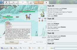 Скриншот из игры «Pokémon Showdown»