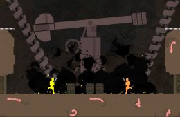 Скриншот из игры «Nidhogg»