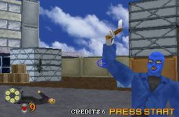 Скриншот из игры «Virtua Cop 2»