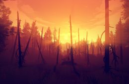 Скриншот из игры «Firewatch»