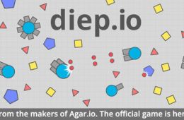 Скриншот из игры «Diep.io»