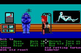 Скриншот из игры «Maniac Mansion»