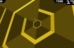 Скриншот из игры «Super Hexagon»