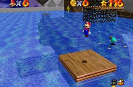Скриншот из игры «Super Mario 64»