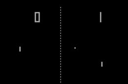 Скриншот из игры «Pong»