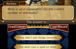 Скриншот из игры «Professor Layton vs. Phoenix Wright: Ace Attorney»