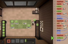 Скриншот из игры «Human Resource Machine»