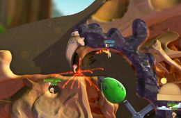 Скриншот из игры «Worms Battlegrounds»